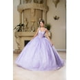 thumbnail image 1 of Women's Layla K Quinceanera Dress Corset Pleated Embroidered Ball Gown LK269 Lilac Lavender 8, 1 of 7