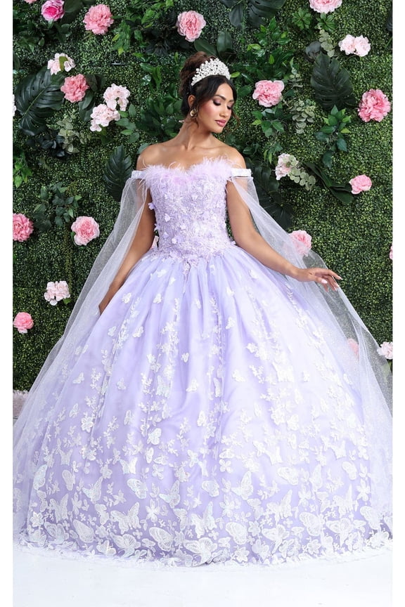 Women's Layla K Sweet 16 Birthday Party Dress Lilac Lavender Style LK197 Ball Gown