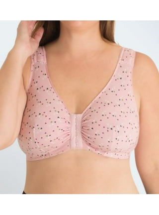 Leading Lady Womens Front-Close Cotton Wire-Free Bra Style-110 -  Walmart.com