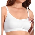 thumbnail image 1 of Women's Leading Lady 477 Santoni Wirefree Nursing Bra (White M), 1 of 4