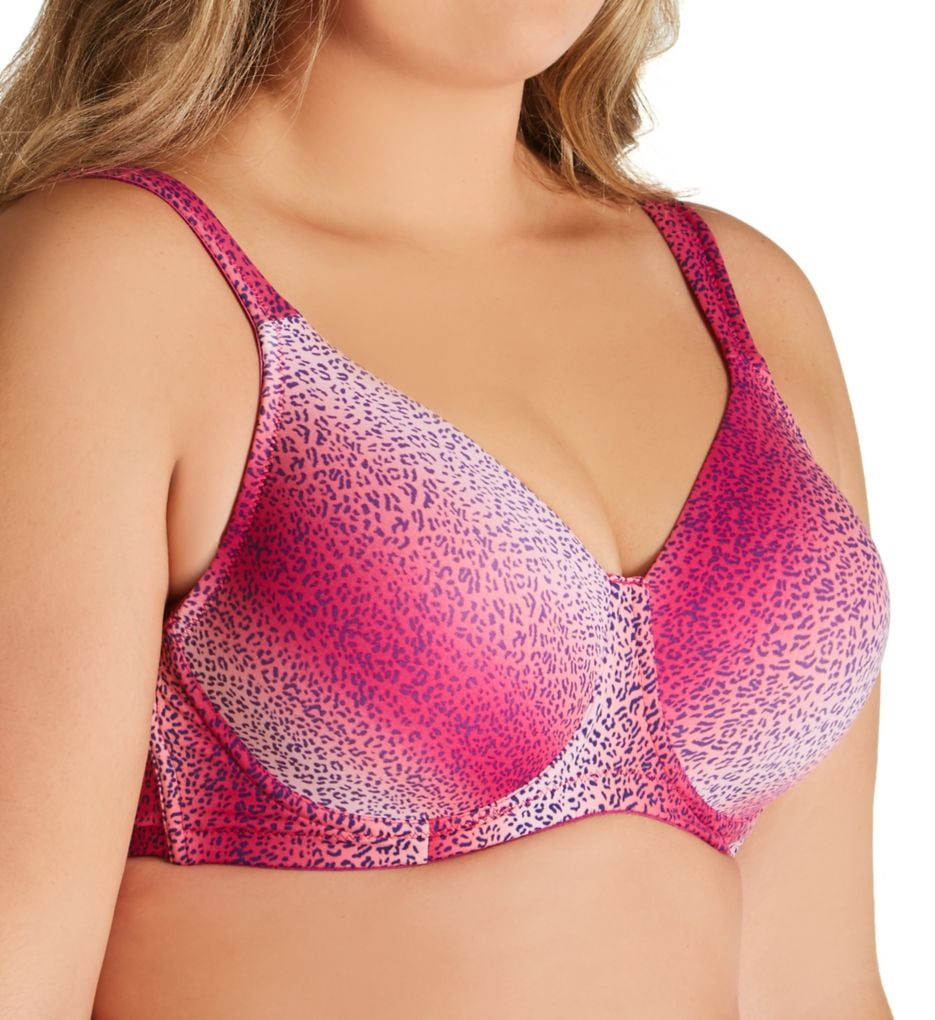 Women's Leading Lady 5028 Brigitte Lightly Padded Contour Underwire Bra  (Pebble Animal 40B)