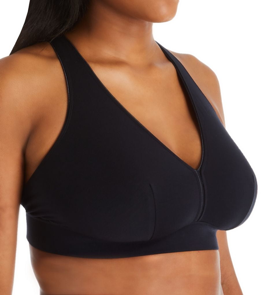 Women's Leading Lady 5070 Greta Wirefree Crossback Bra (Black M