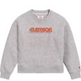 thumbnail image 1 of Women's League Collegiate Wear Ash Clemson Tigers Boxy Pullover Sweatshirt, 1 of 1