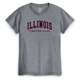 thumbnail image 1 of Women's League Collegiate Wear  Heather Gray Illinois Fighting Illini Intramural Classic Tri-Blend T-Shirt, 1 of 1