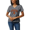 thumbnail image 1 of Women's League Collegiate Wear Heather Gray Syracuse Orange Intramural Boyfriend V-Neck T-Shirt, 1 of 1