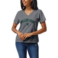 thumbnail image 1 of Women's League Collegiate Wear Heather Gray William & Mary Tribe Intramural Boyfriend V-Neck T-Shirt, 1 of 1