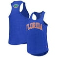thumbnail image 1 of Women's League Collegiate Wear Heather Royal Florida Gators Two-Hit Intramural Tri-Blend Scoop Neck Racerback Tank Top, 1 of 3