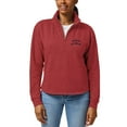 thumbnail image 1 of Women's League Collegiate Wear Heathered Red Pennsylvania Quakers Victory Springs Half-Zip Pullover Jacket, 1 of 1