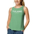 thumbnail image 1 of Women's League Collegiate Wear Mint Tulane Green Wave Tri-Flex Trapeze Tank Top, 1 of 1