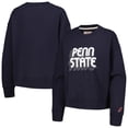 thumbnail image 1 of Women's League Collegiate Wear Navy Penn State Nittany Lions Boxy Pullover Sweatshirt, 1 of 3