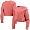 thumbnail image 1 of Women's League Collegiate Wear Orange Clemson Tigers Corded Timber Cropped Pullover Sweatshirt, 1 of 4