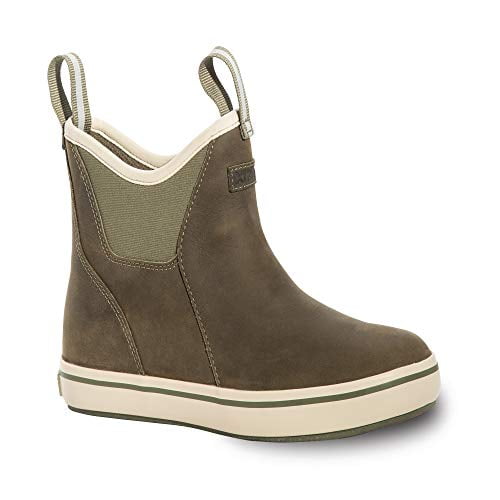 Women's Leather 6 in Ankle Deck Boot Size 9(M)
