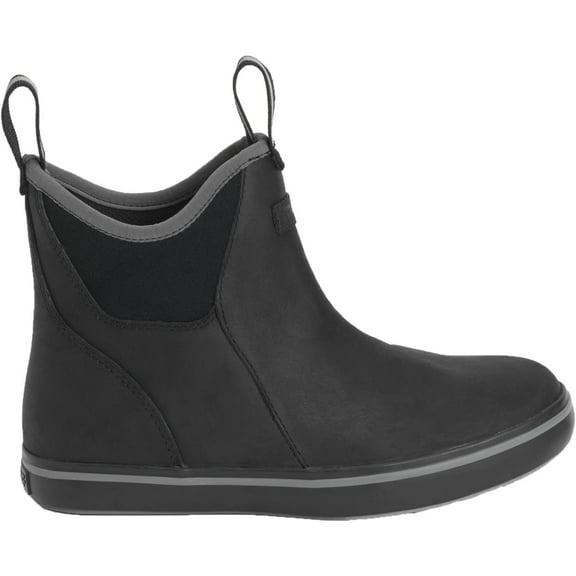 Women's Leather Ankle Deck Boot