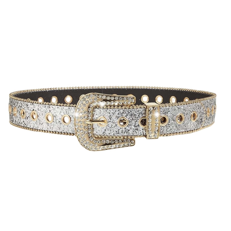 New Fashion Bling
Sparkle Tassels Rhinestone Chain Double O Ring Belt Lovful Women main image 3