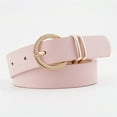 thumbnail image 1 of Women's Leather Belts For Jeans Dresses Fashion Gold Buckle Ladies Belt Video Game Belts for Men Shoe And Belt Combo Mens Belt Heavy Duty Leather Leather Suite Men Click It Belts Mens Solid Leather, 1 of 2