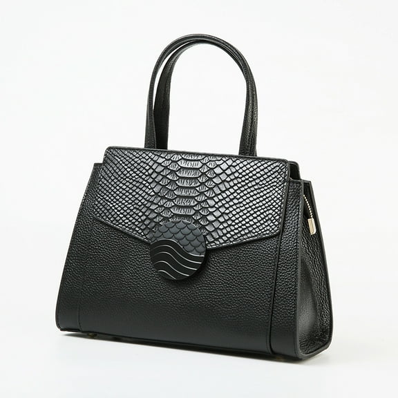 Women's Leather Handbag New Large Capacity Fashion Commuter Shoulder Messenger Bag