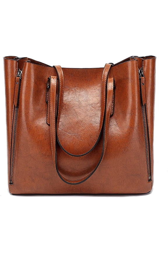 Women’s Leather Handbag Shoulder Bags Work Tote Bag Top Handle Bag Ladies Designer Purses Satchel