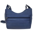 thumbnail image 1 of Women's Leather Medium Cross Body Purse Shoulder Ladies Handbag with Many Pockets, 1 of 6