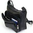 thumbnail image 1 of Women's Leather Organizer Purse Shoulder Bag Multiple Pockets Cross Body Handbag, 1 of 23