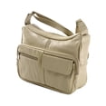 thumbnail image 1 of Women's Leather Organizer Purse Shoulder Bag Multiple Pockets Cross Body Handbag, 1 of 7