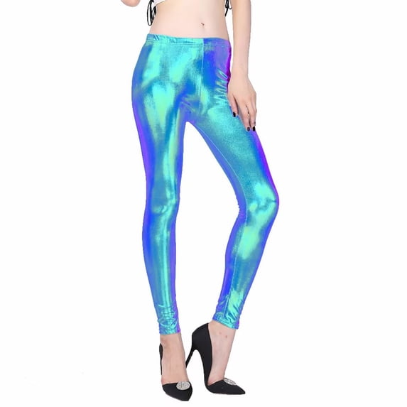 Women's Leather Pants Elastic Waistband Stretchy and Comfortable Pants for Womens