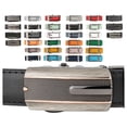 thumbnail image 1 of Women's Leather Ratchet Belt, Trim to Fit 18"- 44" Waist, No Holes, Packed in a Gift Box by CANDOR AND CLASS (W721X Black, 25mm Wide), 1 of 8