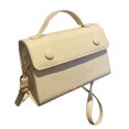 Women's Leather Satchel Purse Handbag,White,White，G31117