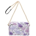 thumbnail image 1 of Women's Leather Shoulder Bag Crossbody Purse with Zipper Pockets Waterproof PU Handbag Lavender, 1 of 1