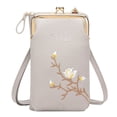 thumbnail image 1 of Women’s Leather Sling Body Wallet Crossbody Phone Bag With Card Slots for Everyday Use, 1 of 6