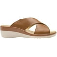 thumbnail image 1 of Women´s Leather Slip-On Sandals 116011 Brown, 1 of 1