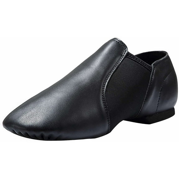 Women's Leather Upper Slip-on Jazz Shoe