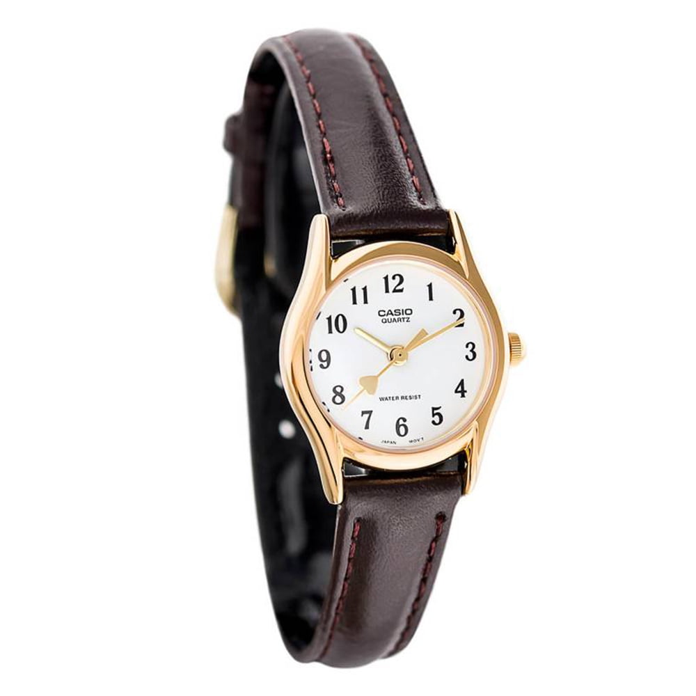 Women's Leather watch #LTP109AQ7B4