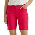 thumbnail image 1 of Women's Lee® Chino Bermuda Shorts Color: Hot Magenta Size: 18, 1 of 4
