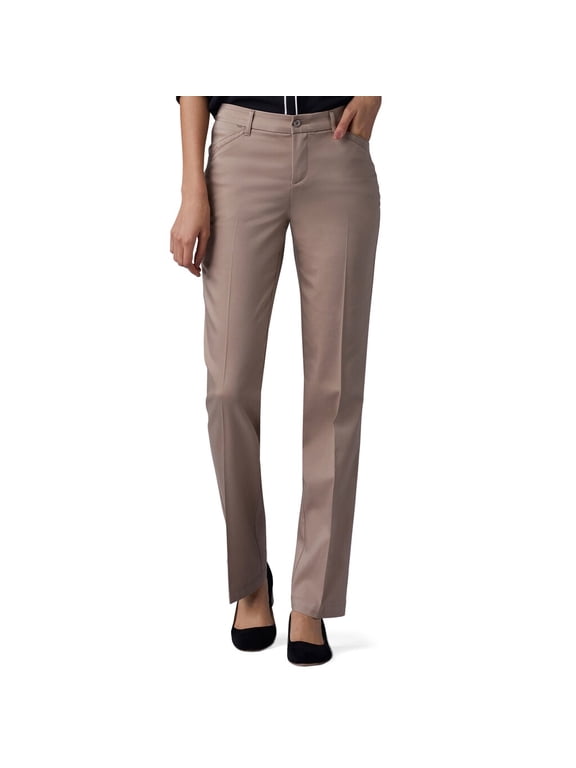 Women's Lee Flex Motion Straight-Leg Pants Flax
