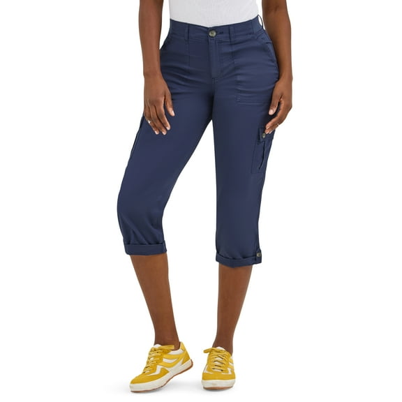 Lee Women's Flex to Go Mid Rise Capri Pants, Sizes 2-18