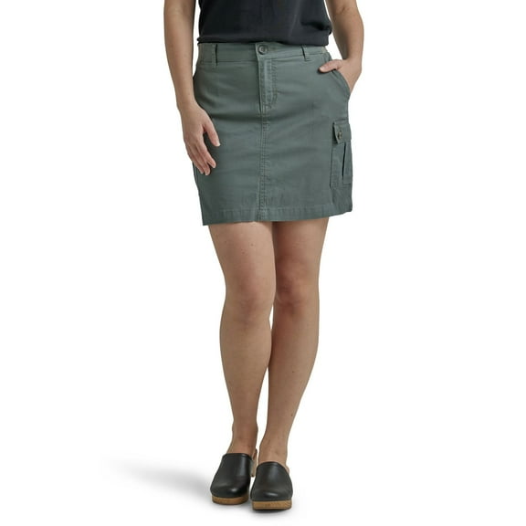 Women's Lee Flex-To-Go Skort Color: Fort Green Size: 4