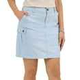 thumbnail image 1 of Women's Lee Flex-To-Go Skort Color: Shy Blue Size: 18, 1 of 4