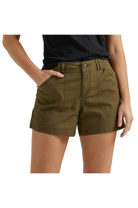 Women's Lee® Legendary Carpenter Shorts Color: Olive Size: 10