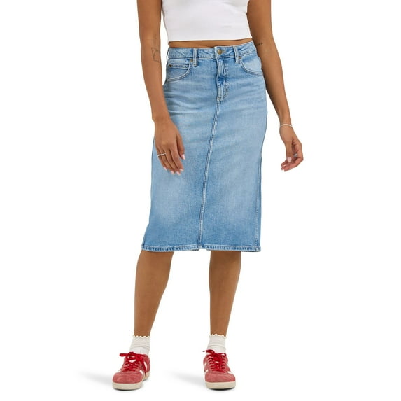 Women's Lee® Legendary Denim Skirt Color: Best In Show Size: 8