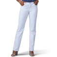 thumbnail image 1 of Women's Lee Relaxed Fit Straight-Leg Jeans White, 1 of 6