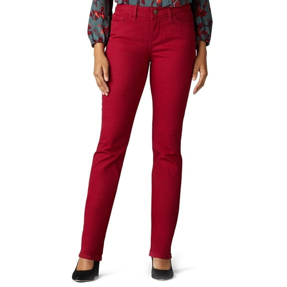 Women's Lee Secretly Shapes Straight-Leg Jeans Rouge