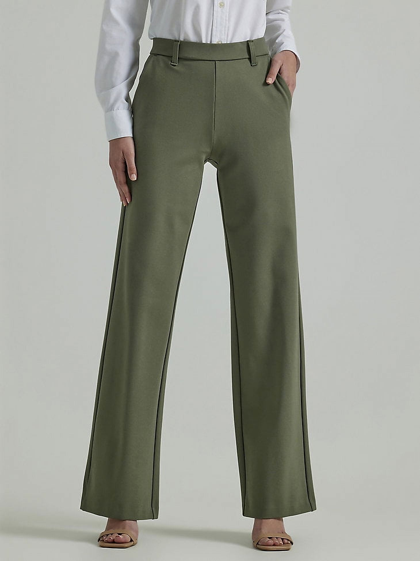 Wide Leg Pull On Pants