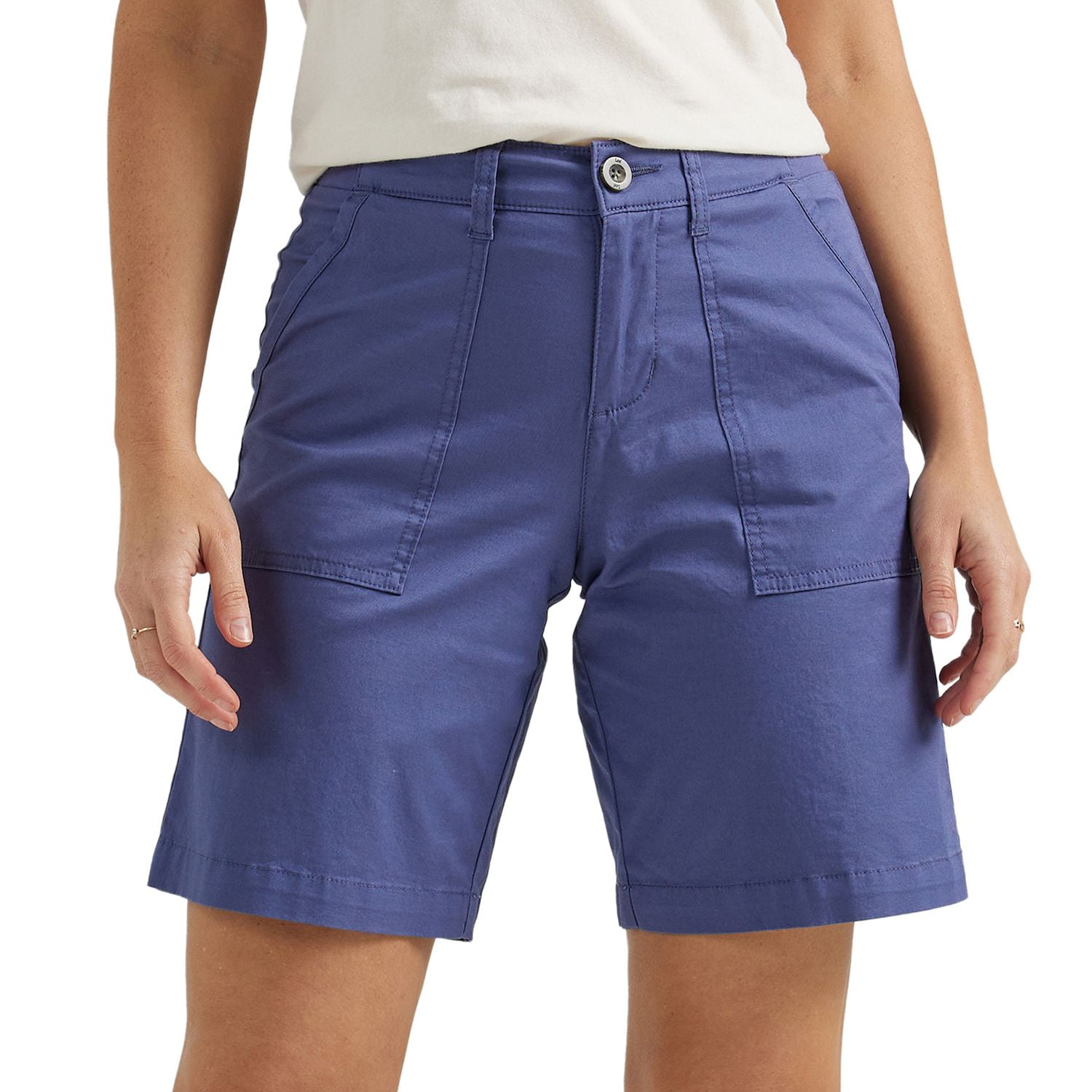 Cargo Bermuda Shorts Lee Relaxed Fit Women's Shorts Mid Rise