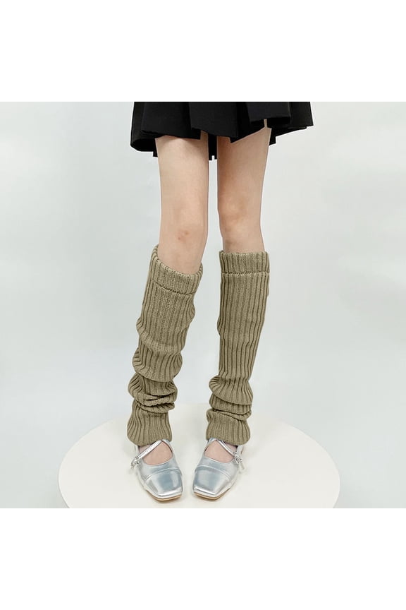 Women's Leg Warmer Knit Stack Up Socks Over The Knee Yoga Leggings Fitness Socks Tights