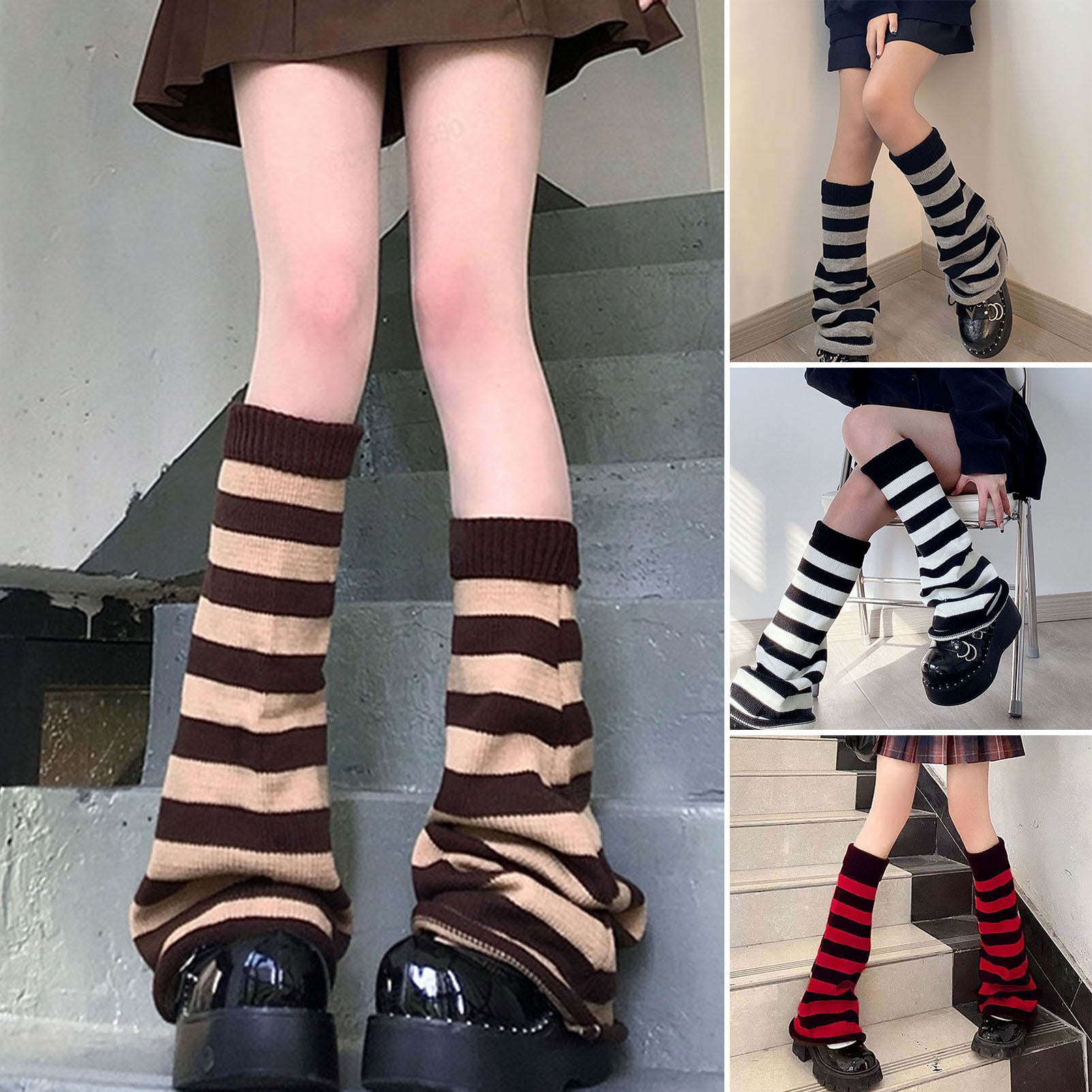Women's Leg Warmers Fashion Knit Leg Warmers Long Leg Socks