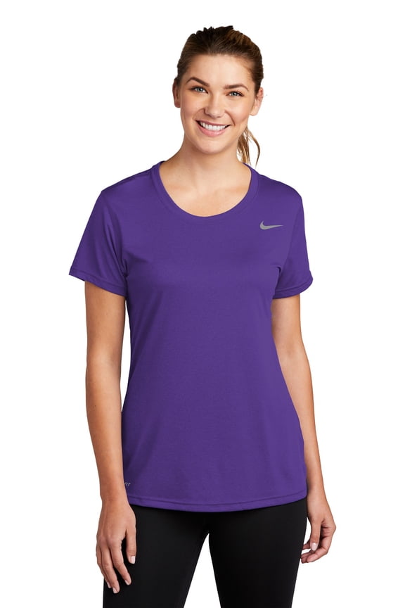 Women's Legend Short Sleeve TEE Purple, Large