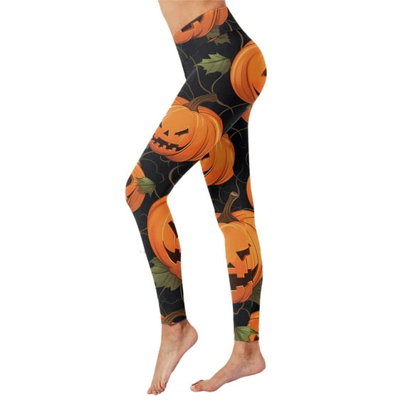 Women's Legging Women Halloween Print High Waist Leggings Pants for Yoga Running Daily Fitness Activities Exercise Apparel