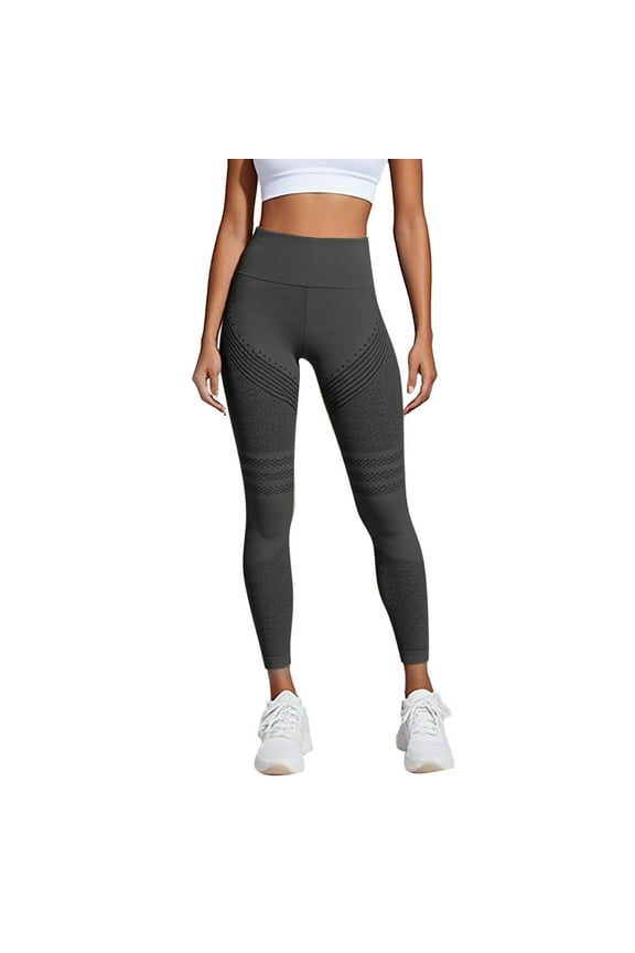 Women's Legging Yoga Sports High Waist Fitness Running Color Lifting Pants