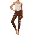 thumbnail image 1 of Women's Leggings Football Graphic Print 4-Way Stretch Active Workout Pants for Running Casual, 1 of 6