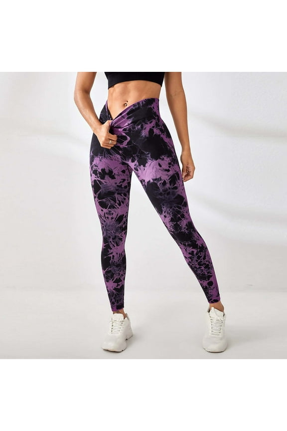 Women's Leggings High Waist Butt Lift Seamless Yoga Pants Breathable Lightweight Comfort Lounge Gym Tummy Control Womens Tights
